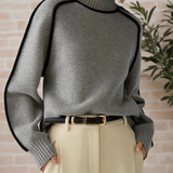 Donna | Elegáns, magas nyakú pulóver