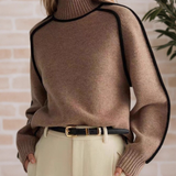 Donna | Elegáns, magas nyakú pulóver