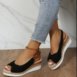 Cipő - Ortopéd Peep-Toe Szandál