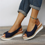 Cipő - Ortopéd Peep-Toe Szandál