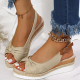 Cipő - Ortopéd Peep-Toe Szandál