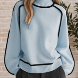 Donna | Elegáns, magas nyakú pulóver