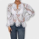 Malina – Elegáns Csipke Blúz