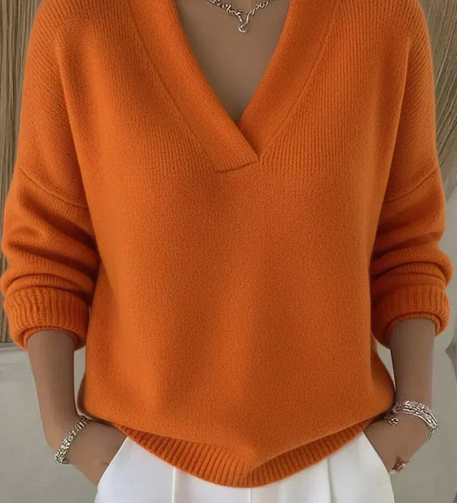Violeta | Oversize V nyakú pulóver