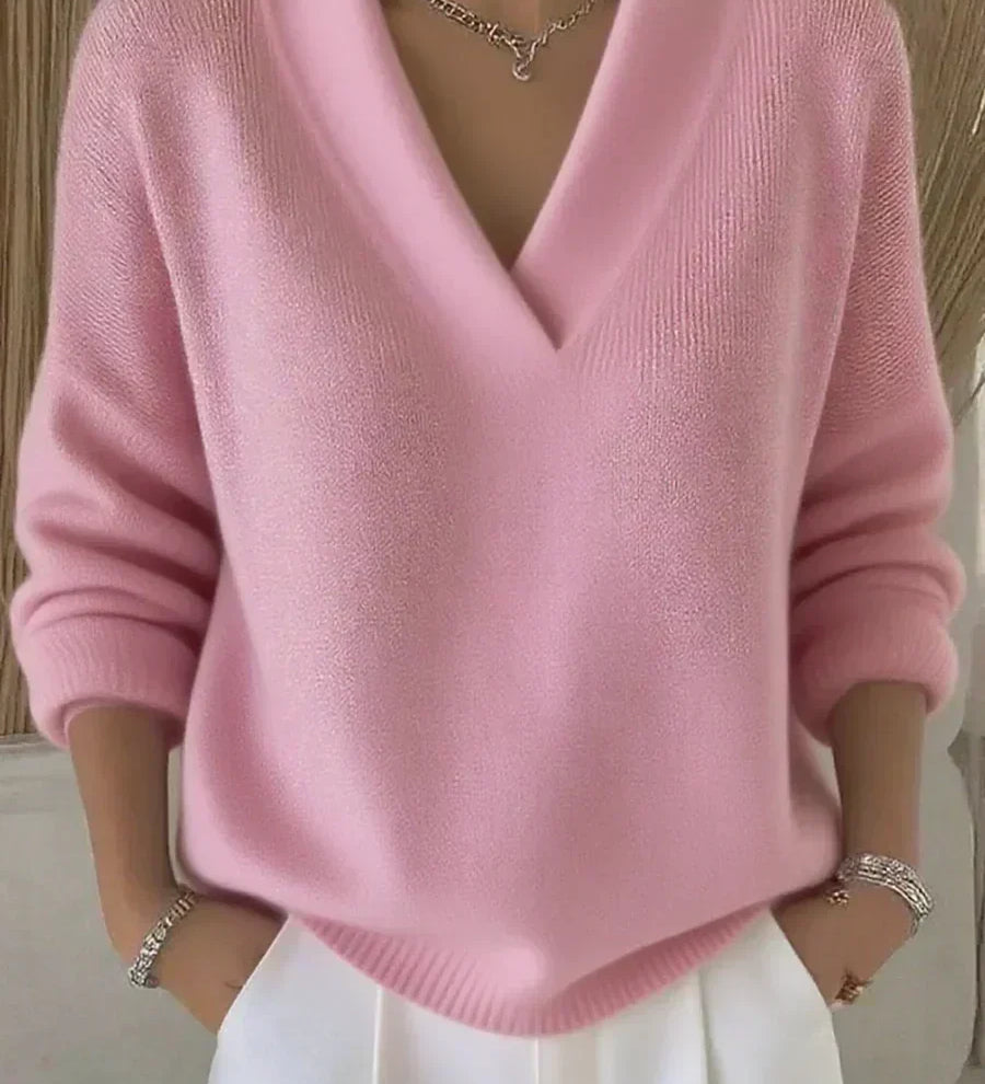 Violeta | Oversize V nyakú pulóver