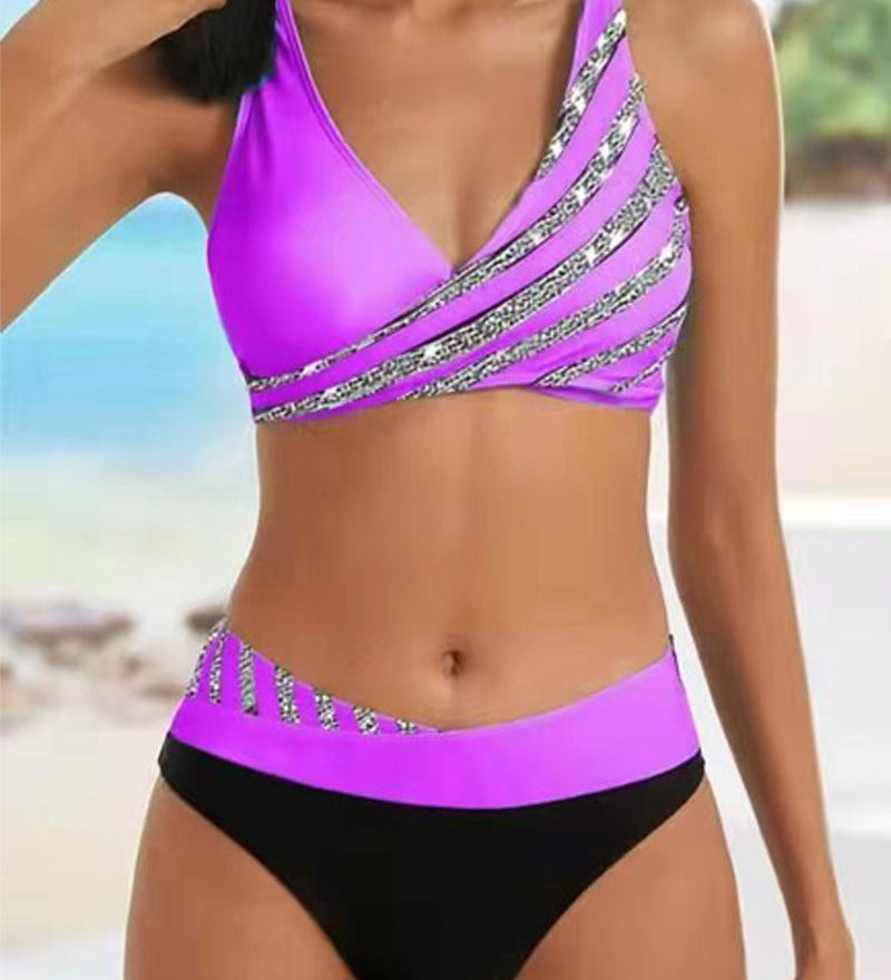 Mona | Bikini meleg tónusú mintával