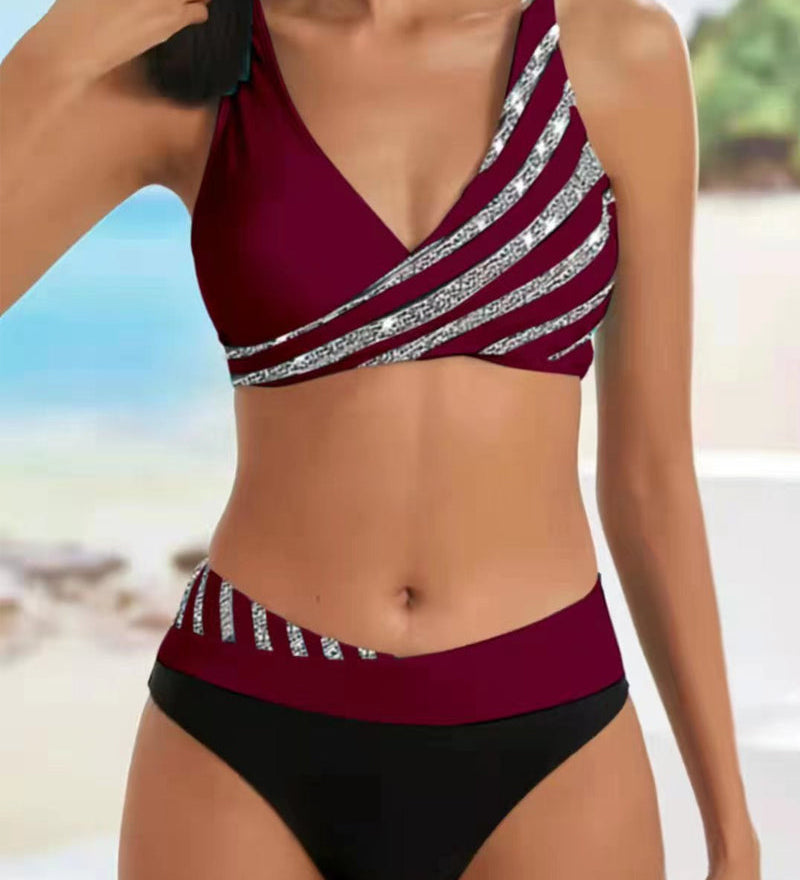 Mona | Bikini meleg tónusú mintával