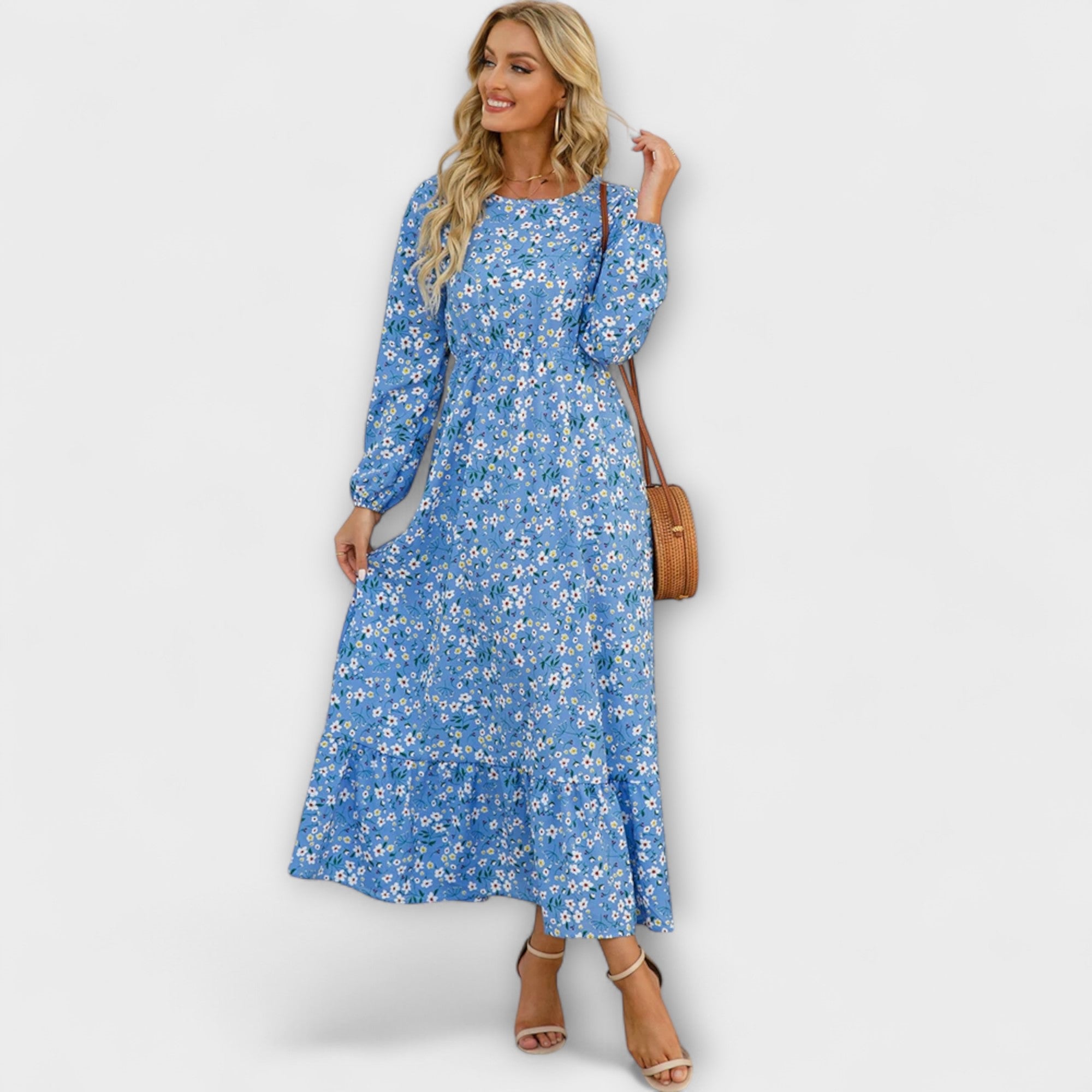 Barka - Elegáns stílusú női maxi boho ruha