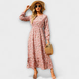Barka - Elegáns stílusú női maxi boho ruha