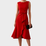 Antonija – Elegáns estélyi ruha masnis részlettel