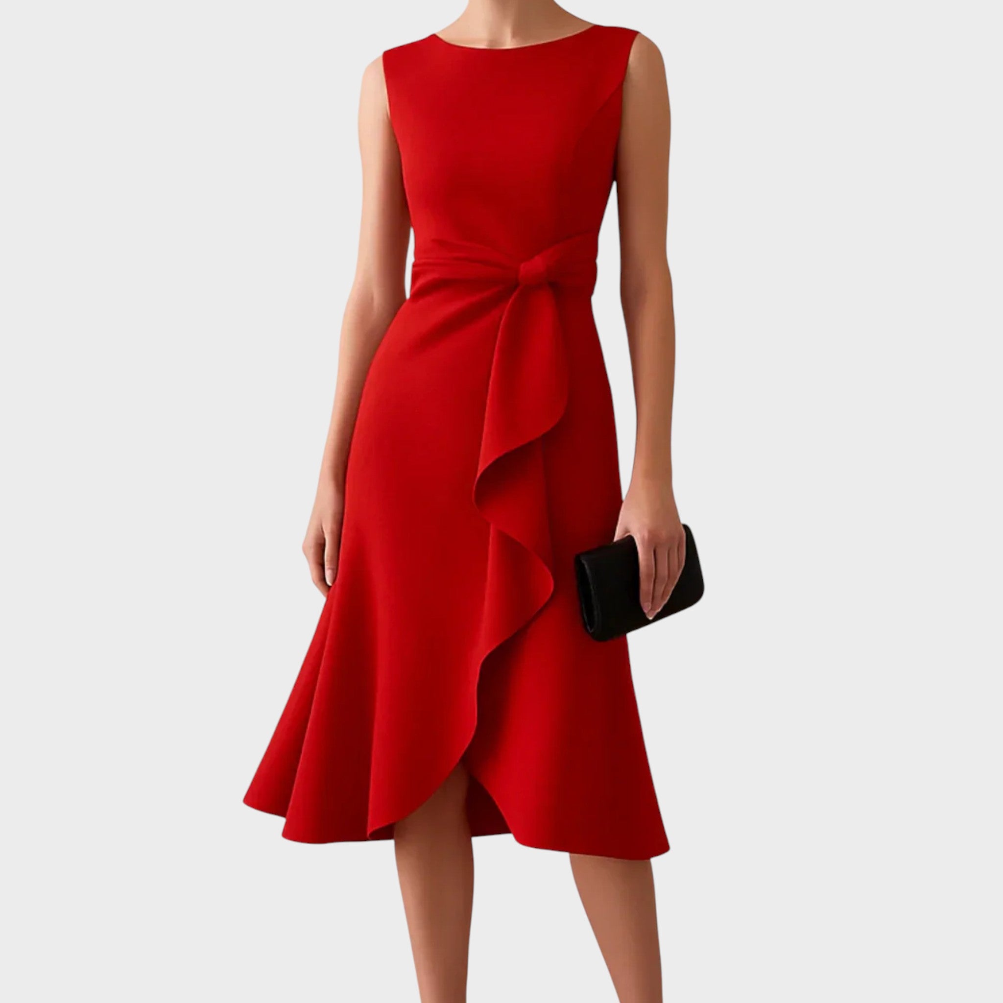 Antonija – Elegáns estélyi ruha masnis részlettel