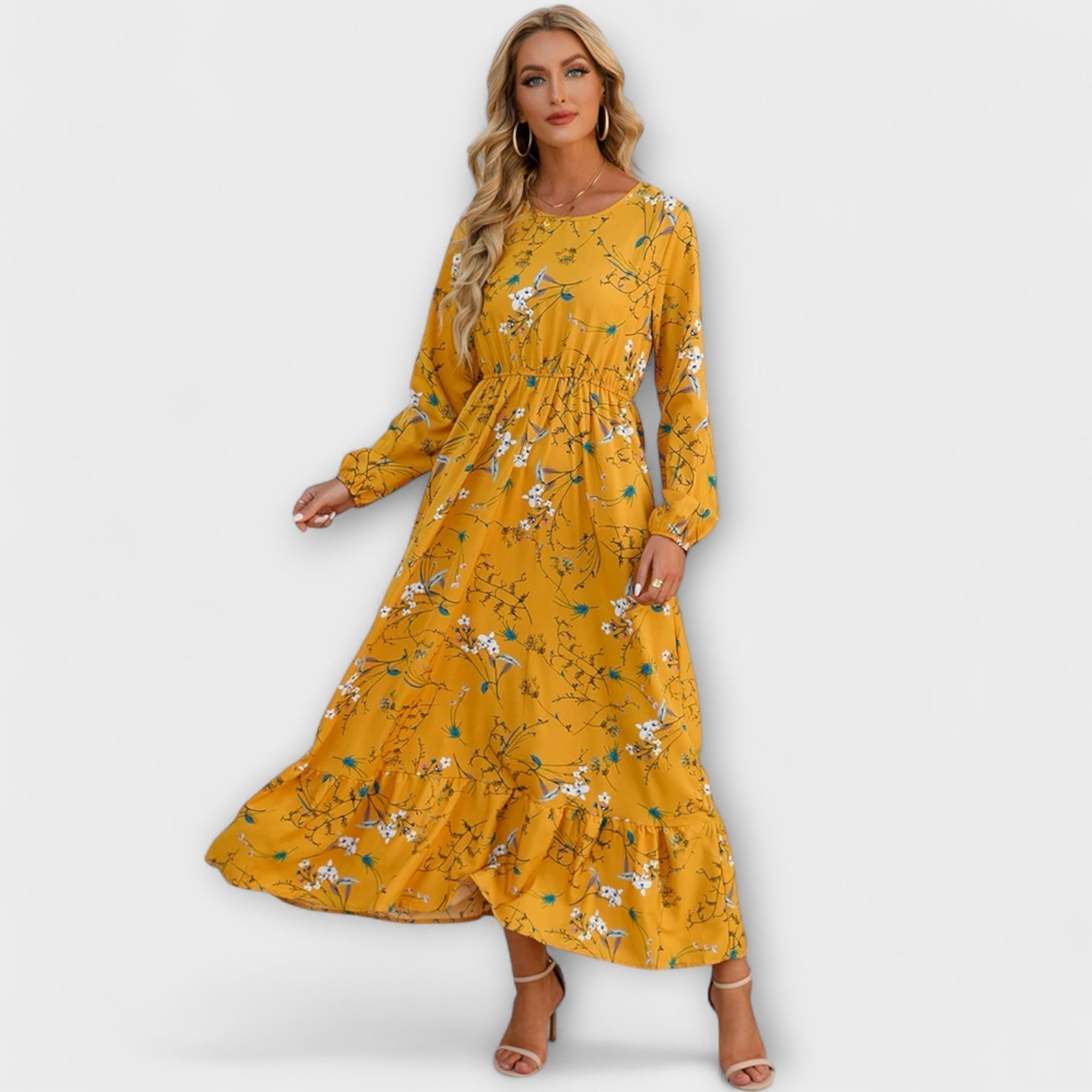 Barka - Elegáns stílusú női maxi boho ruha