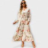 Barka - Elegáns stílusú női maxi boho ruha