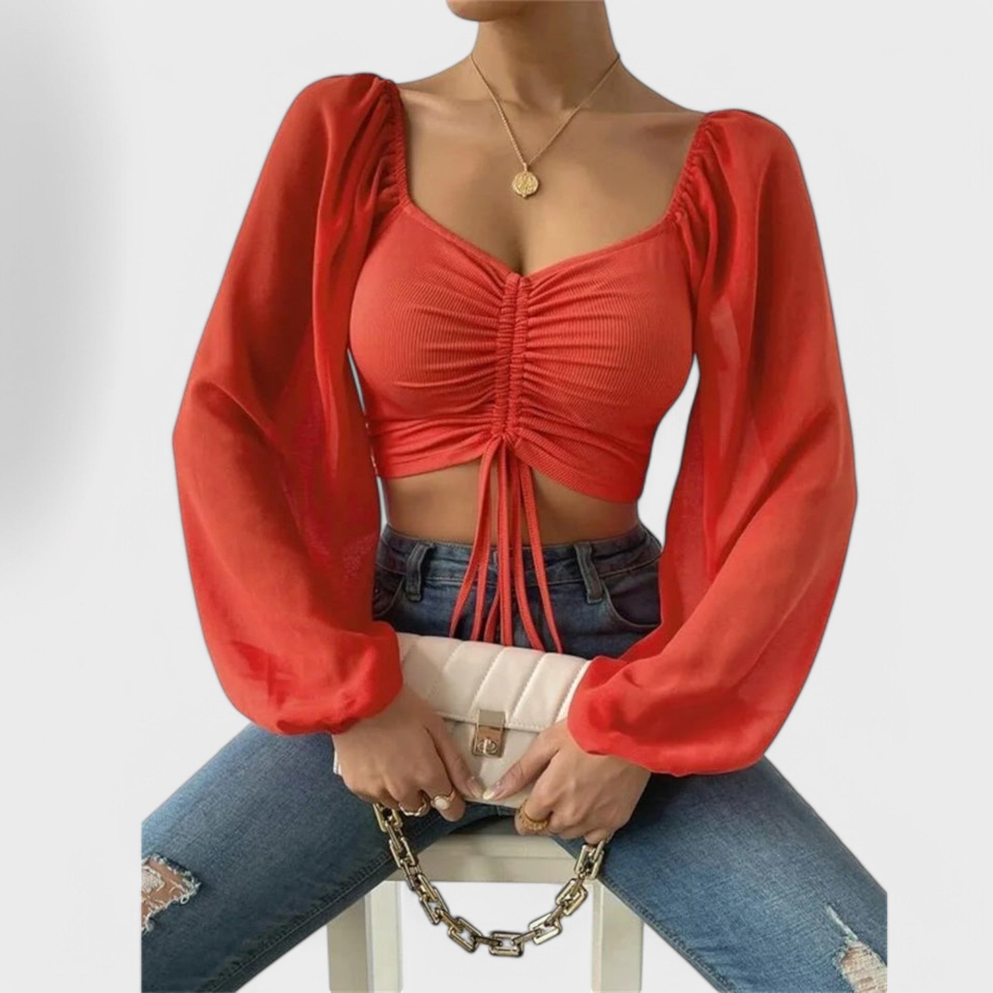Magdalena – Modern szabású elegáns blúz