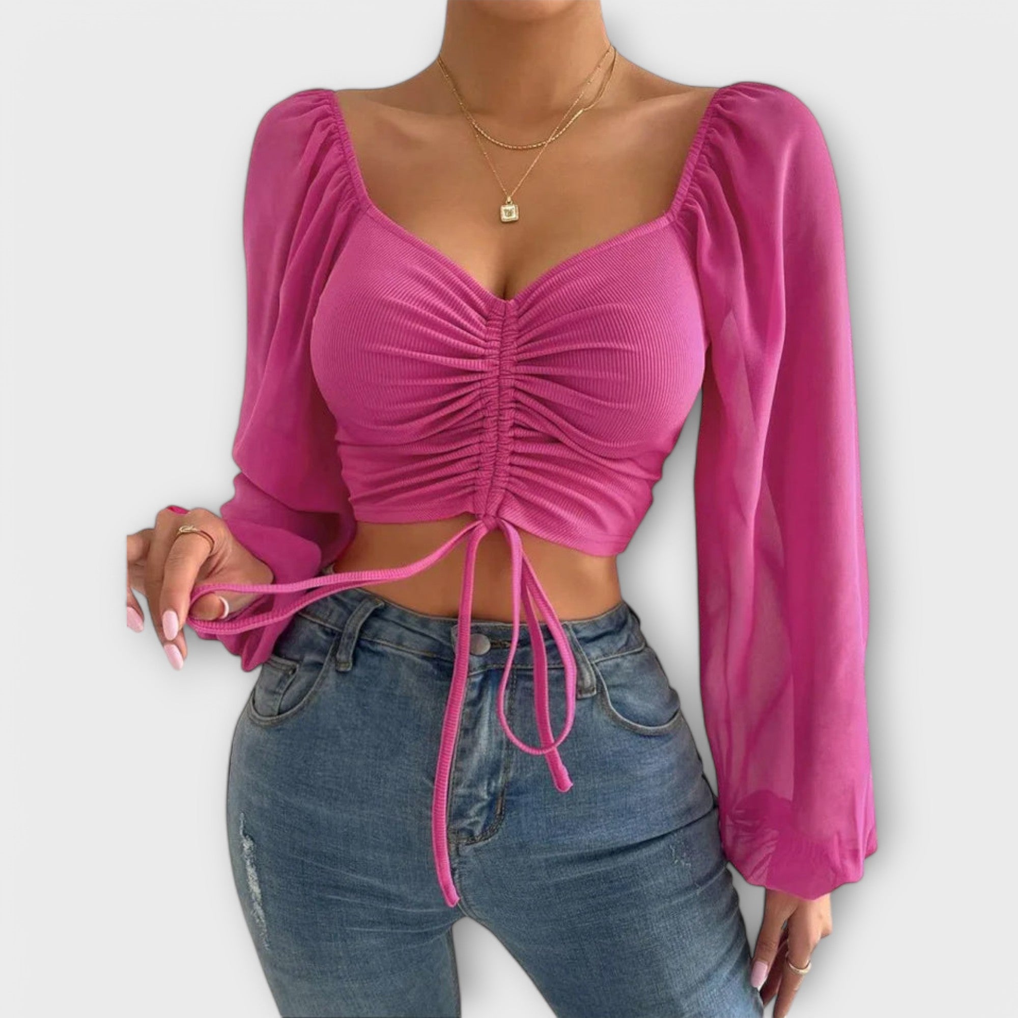 Magdalena – Modern szabású elegáns blúz
