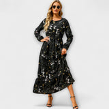 Barka - Elegáns stílusú női maxi boho ruha