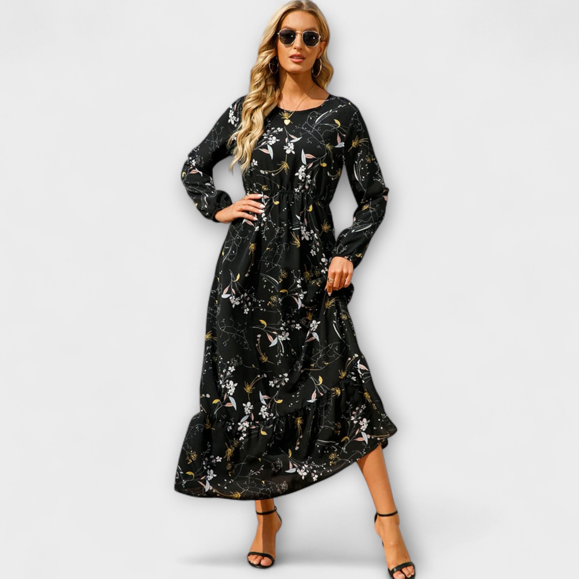 Barka - Elegáns stílusú női maxi boho ruha