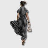 Sanja – Elegáns maxi ruha chiffonból