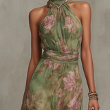 Sophie – Elegáns Maxi Virágos Ruha