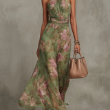 Sophie – Elegáns Maxi Virágos Ruha