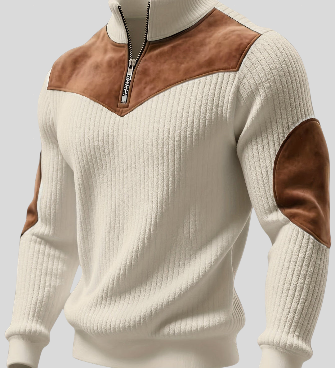 Kortez – Casual Tricot Pulóver Fél Cipzárral