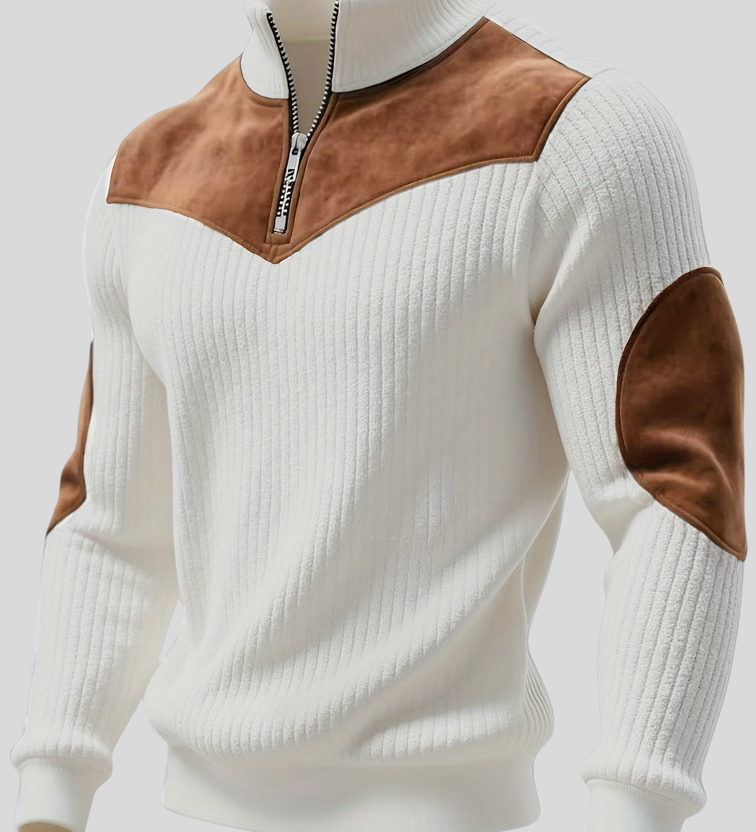 Kortez – Casual Tricot Pulóver Fél Cipzárral