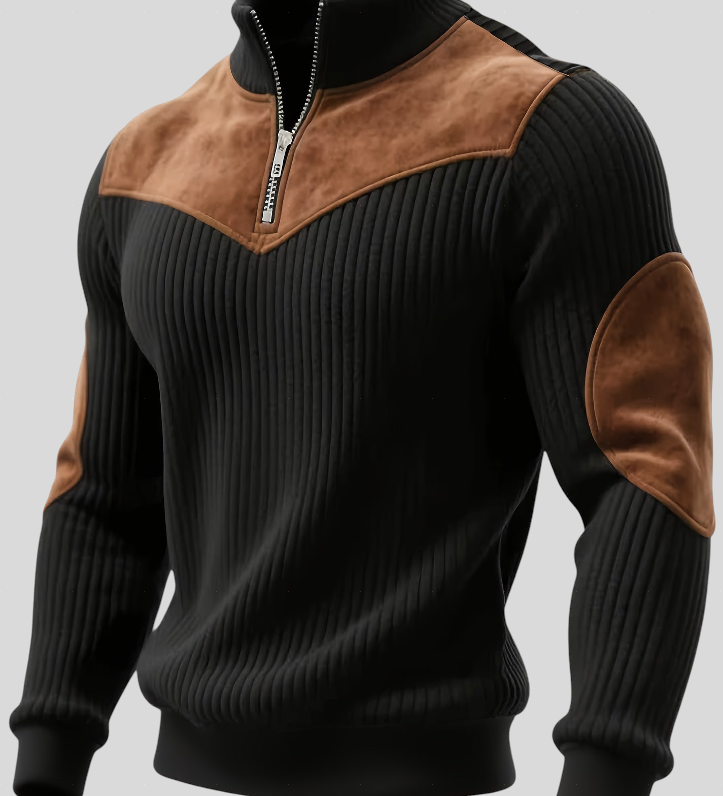 Kortez – Casual Tricot Pulóver Fél Cipzárral