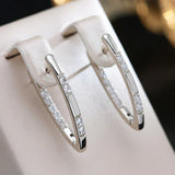 Elegáns Zirconia Fülbevalók Sylvia
