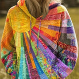 Daniela | Boho patchwork kapucnis pulóver